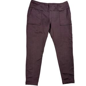 Mondetta brown pull-on leggings high-rise athleisure pocket soft comfy SZ XXL